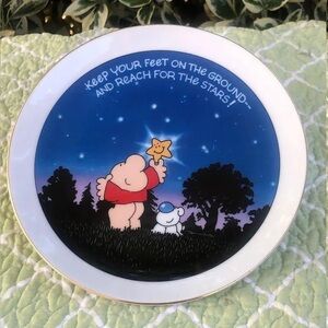 1980s, Ziggy American Greetings Fine Porcelain Plate, "Reach for the Stars "